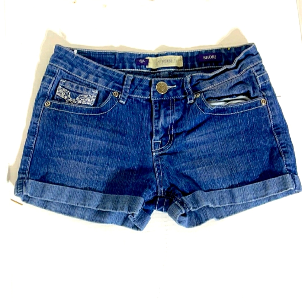 Vigold Denim Cuffed Shorts  3/4